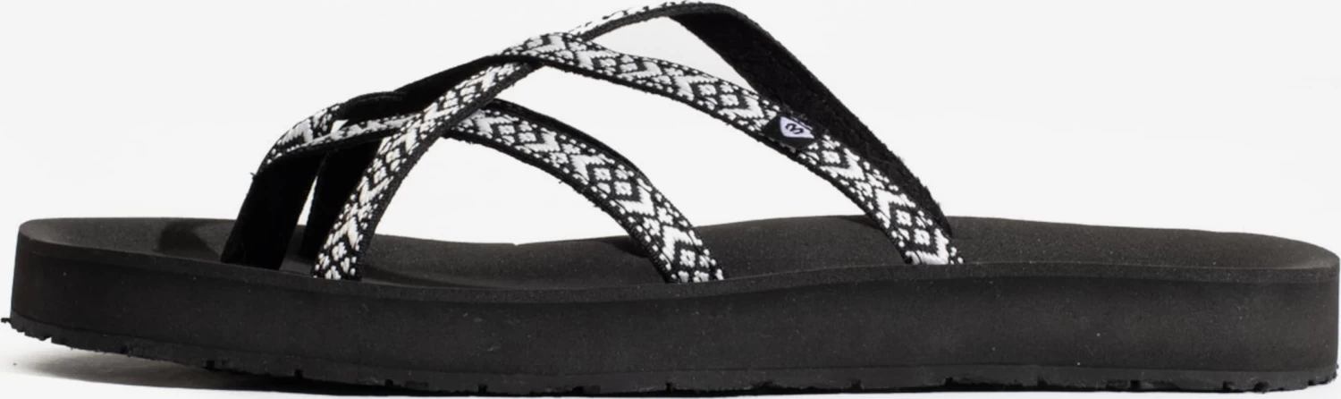 Minnetonka Sandales Tongs Hanna Femme Noir