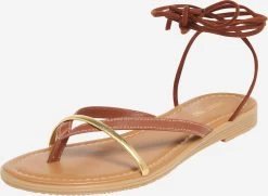 About You Sandales Tongs Line Femme Cognac