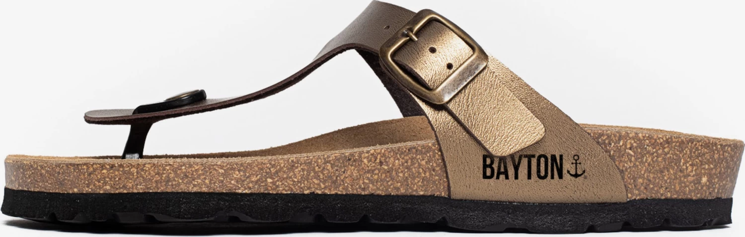 Sandales Tongs Mercure Femme Noisette