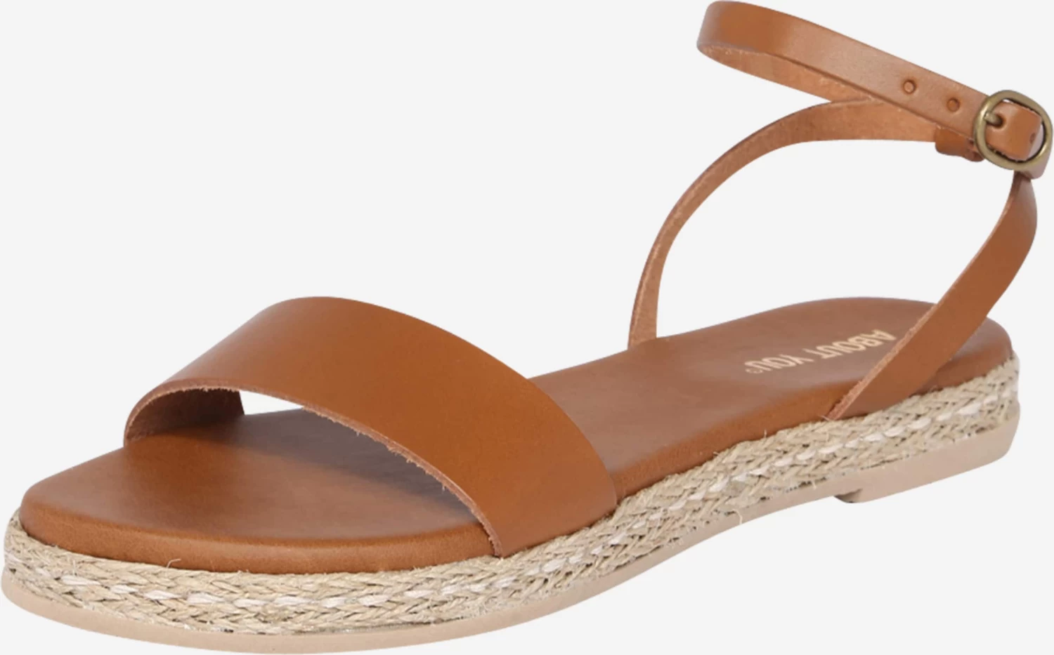 About You Sandales à Brides Sandales à Lanières Anita Femme Cognac