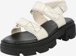 WAREHOUSE Sandales à Plateau Sandales Femme Blanc