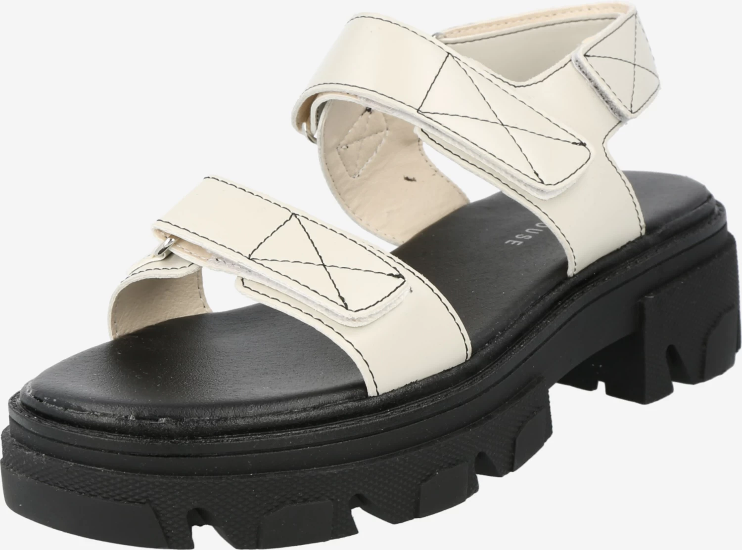 WAREHOUSE Sandales Ă Plateau Sandales Femme Blanc