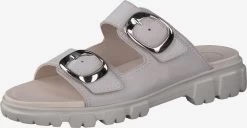 Paul Green Sandales à Talons Mule Femme Blanc