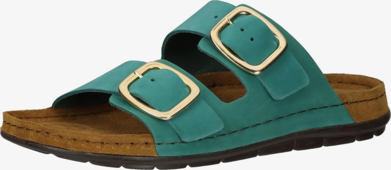 Rohde Sandales à Plateau Mule Femme émeraude