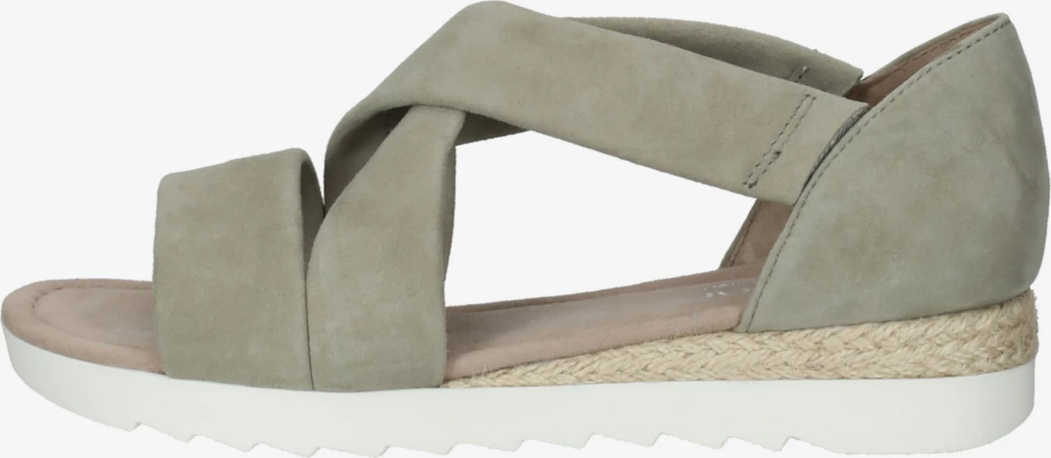 Gabor Sandales à Talons Sandales à Lanières Femme Olive – Image 2