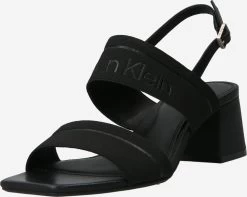 Calvin Klein Sandales à Talons Sandales Femme Noir