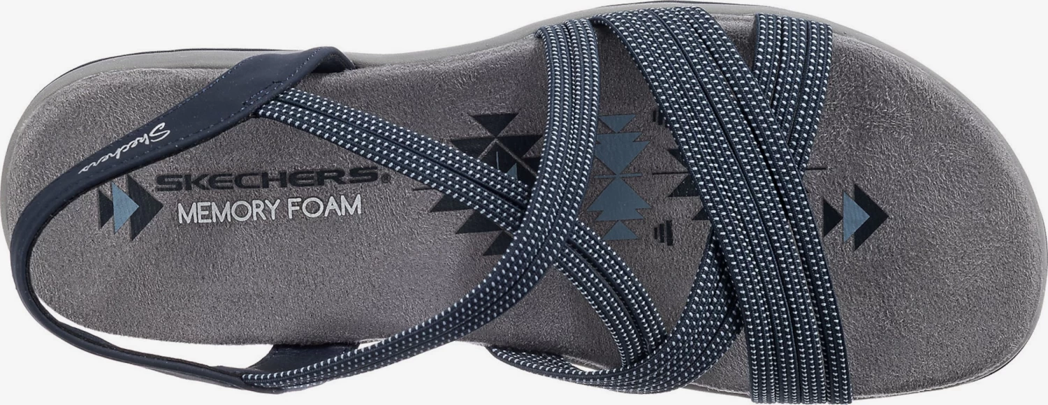 Skechers Sandales à Brides Sandales à Lanières Femme Bleu Marine – Image 5