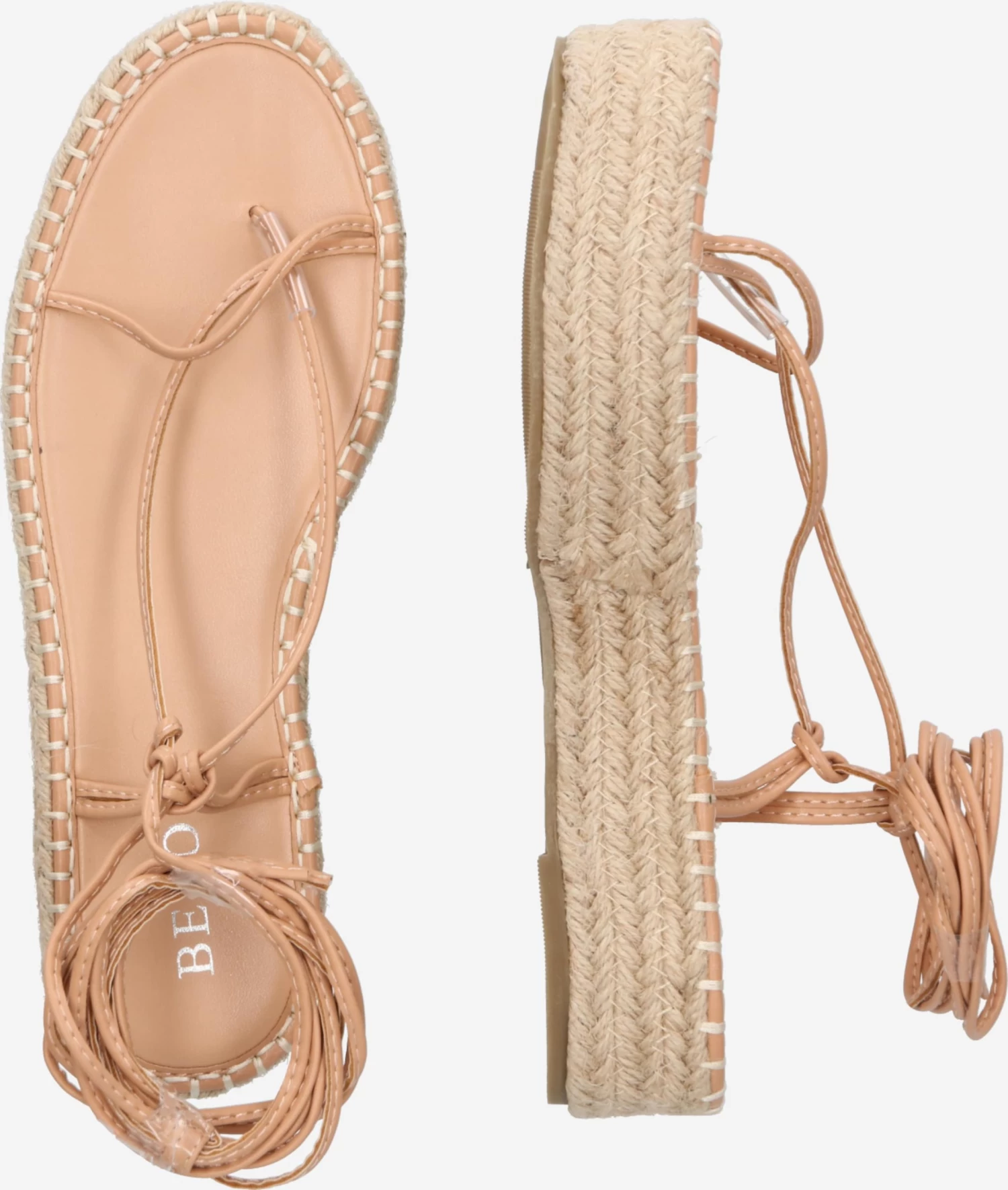 Sandales à Plateau Sandales LARSEN Femme Nude – Image 2