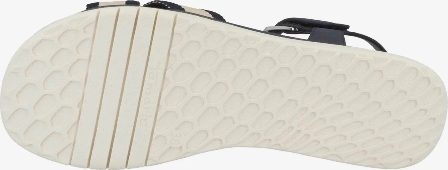 Tamaris Sandales à Plateau Sandales Femme Bleu Marine – Image 5