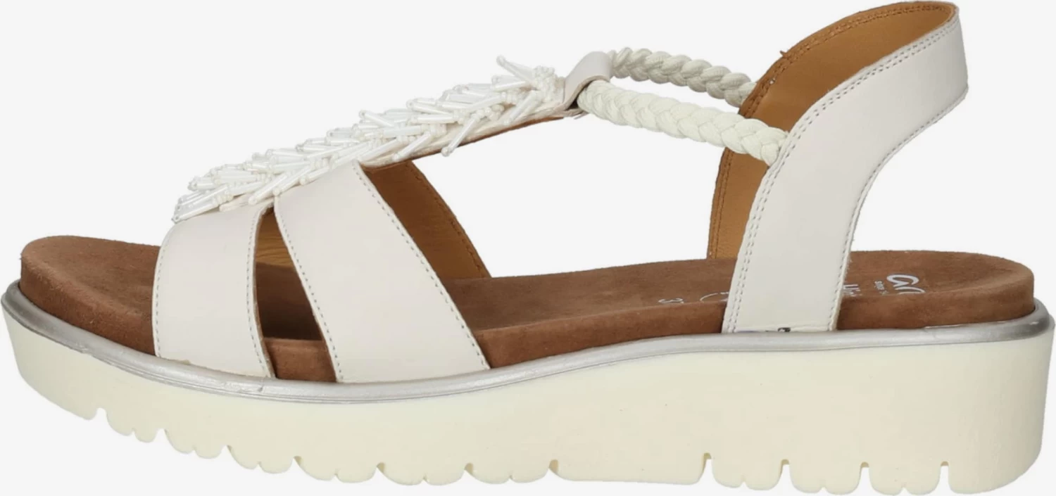 Ara Sandales à Brides Sandales à Lanières Femme Crème – Image 2