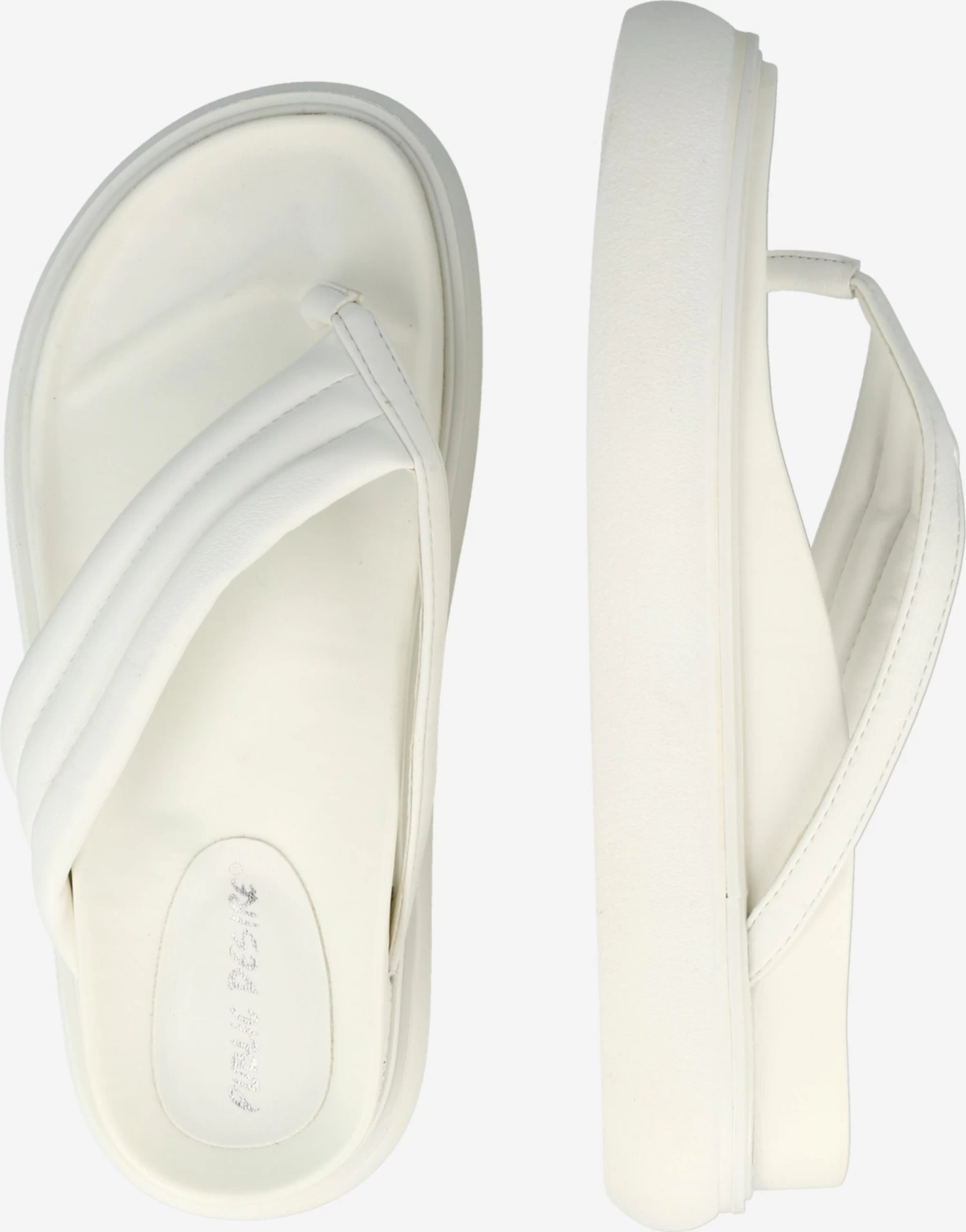 Public Desire Sandales Tongs SERENA Femme Blanc – Image 2