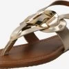 See By Chloé Sandales Tongs CHANY Femme Or