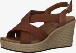 IGI&CO Sandales à Talons Sandales à Lanières Femme Cognac