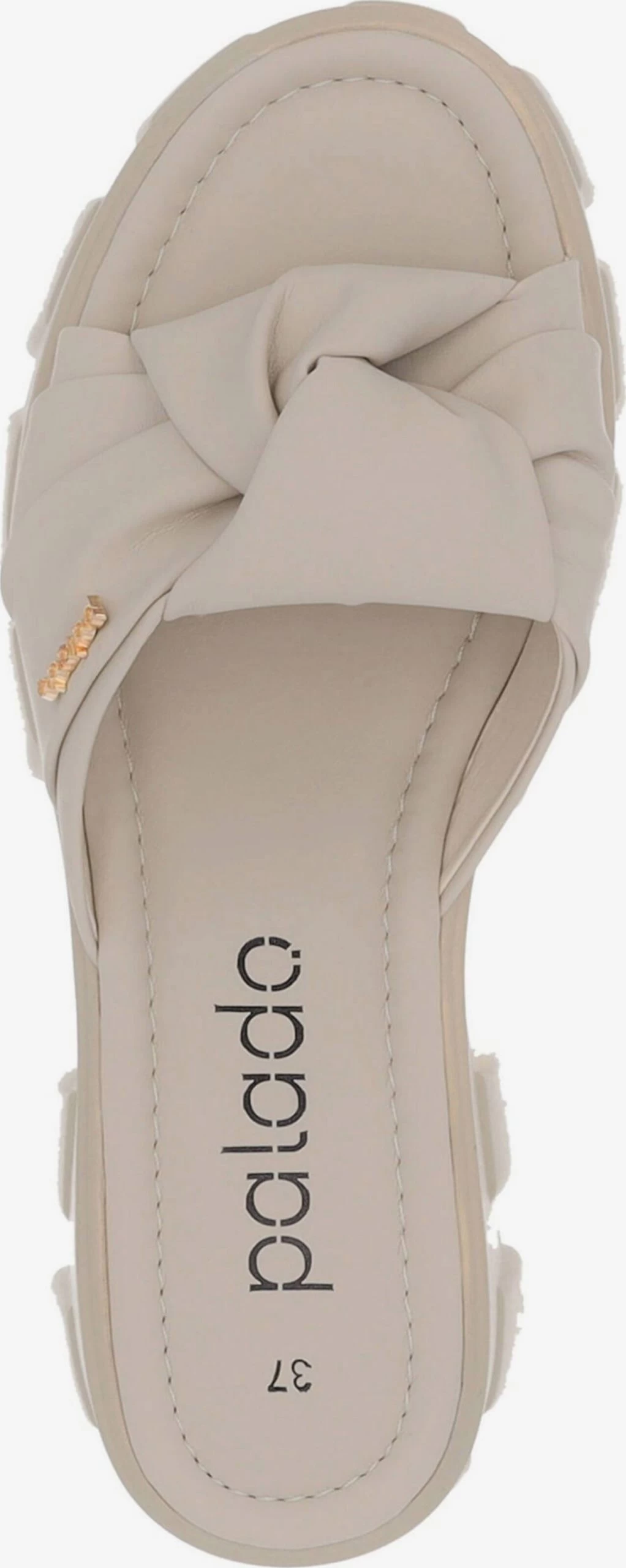 Sandales à Talons Mule Loja Femme Beige – Image 5