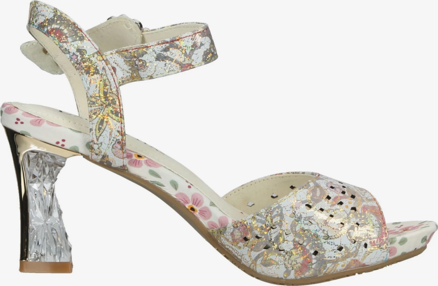 Laura Vita Sandales à Talons Sandales à Lanières Femme Beige – Image 4