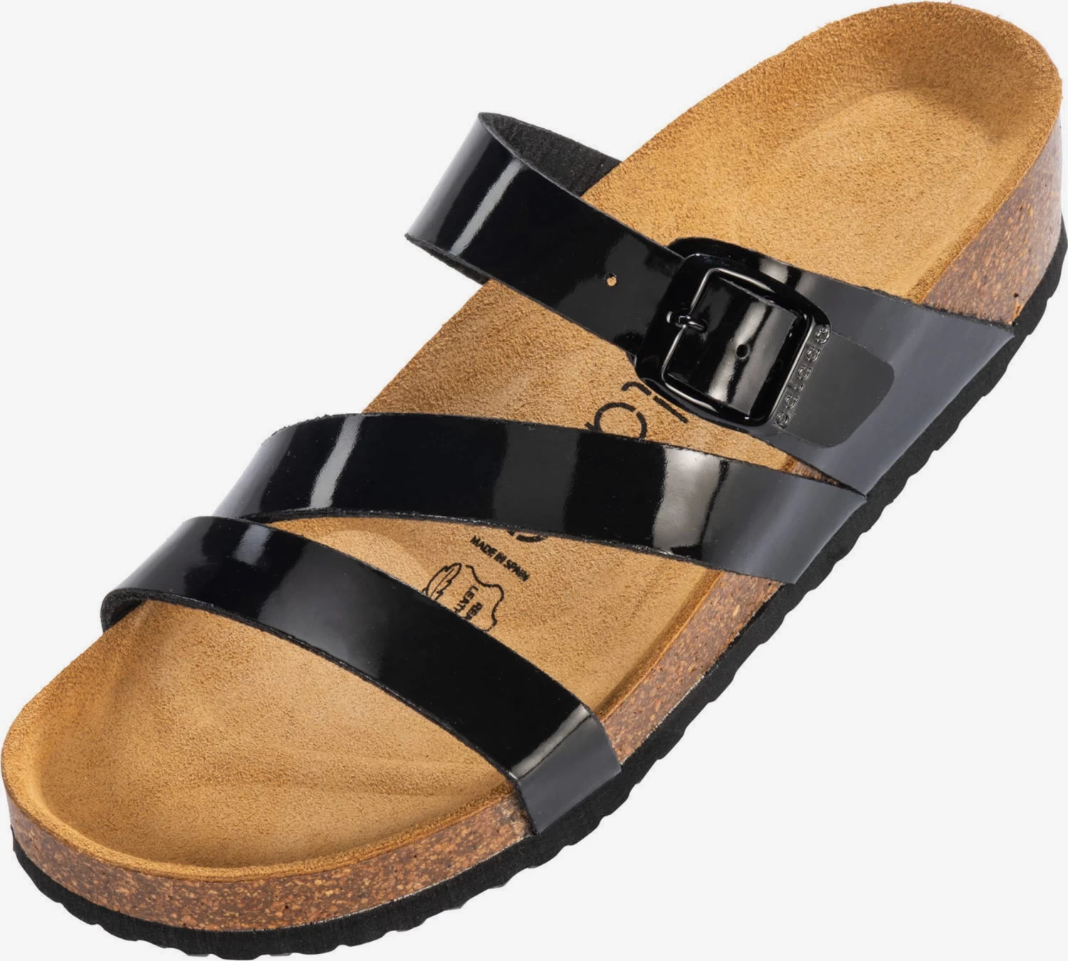 Sandales Ă Plateau Mule Chios Femme Noir