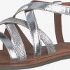 Tamaris Sandales à Brides Sandales à Lanières Femme Argent
