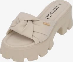 Sandales à Talons Mule Loja Femme Beige