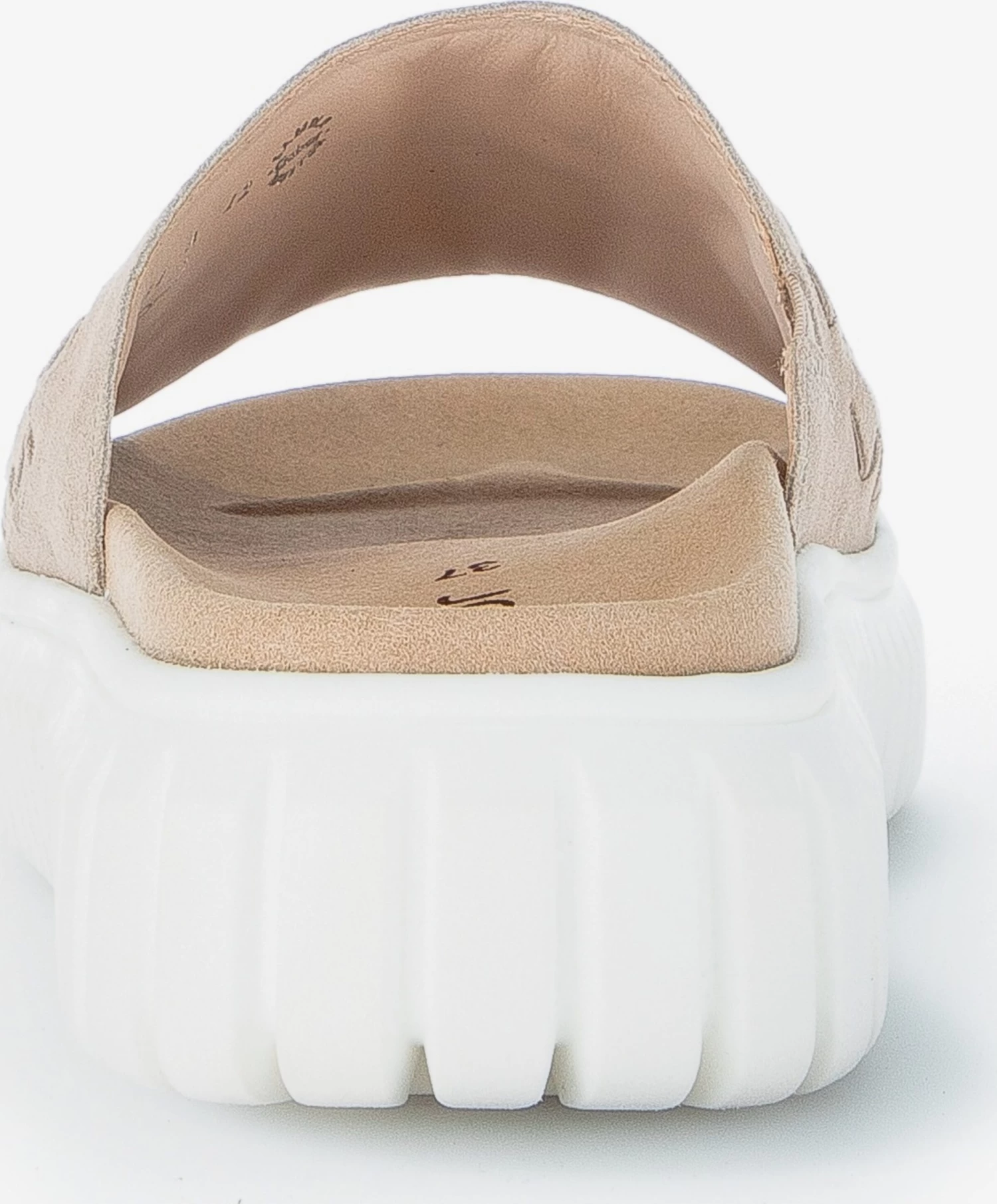 Gabor Sandales à Plateau Mule Femme Beige – Image 6