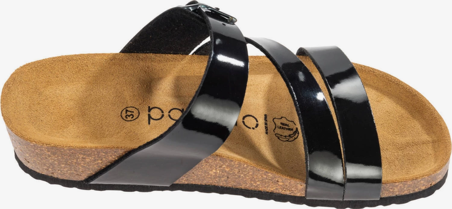 Sandales à Plateau Mule Chios Femme Noir – Image 3