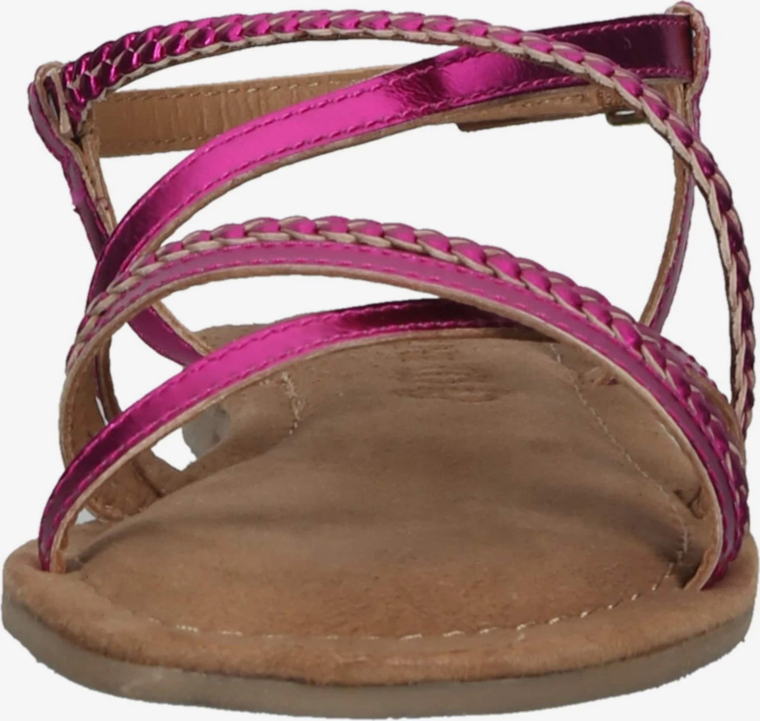 Lazamani Sandales à Brides Sandales à Lanières Femme Rose – Image 3