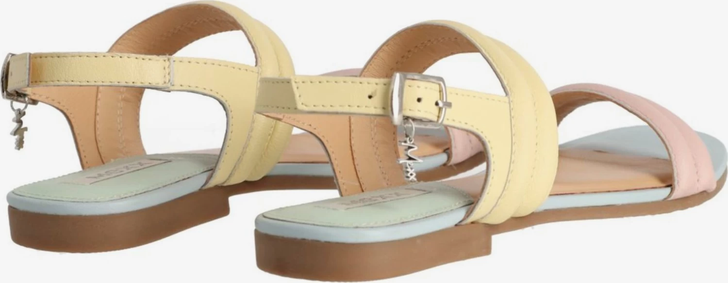 MEXX Sandales à Brides Sandales à Lanières Femme Bleu / Jaune – Image 5