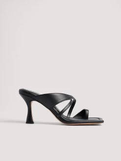 NA-KD Sandales Tongs Femme Noir