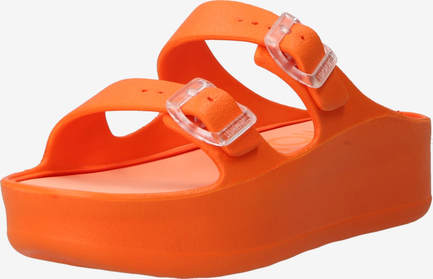 Lemon Jelly Sandales à Plateau Mule FÉNIX Femme Orange Foncé