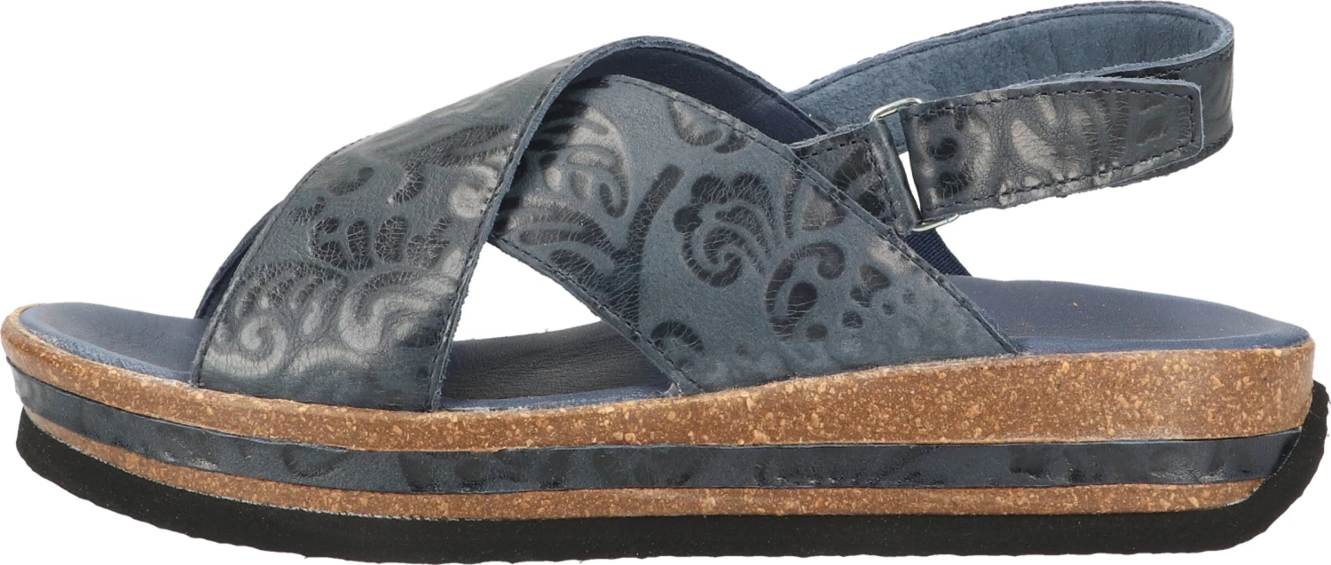 Think! Sandales à Talons Sandales à Lanières Femme Bleu – Image 5