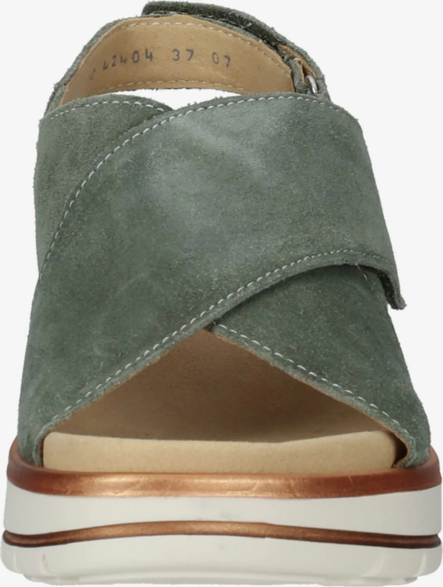 Ara Sandales à Talons Sandales Femme Vert Foncé – Image 3