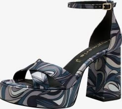 Tamaris Sandales à Talons Sandales à Lanières Femme Mélange De Couleurs