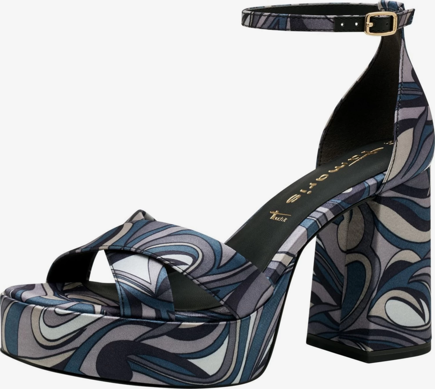 Tamaris Sandales à Talons Sandales à Lanières Femme Mélange De Couleurs