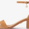 Kazar Sandales à Talons Sandales Femme Noisette