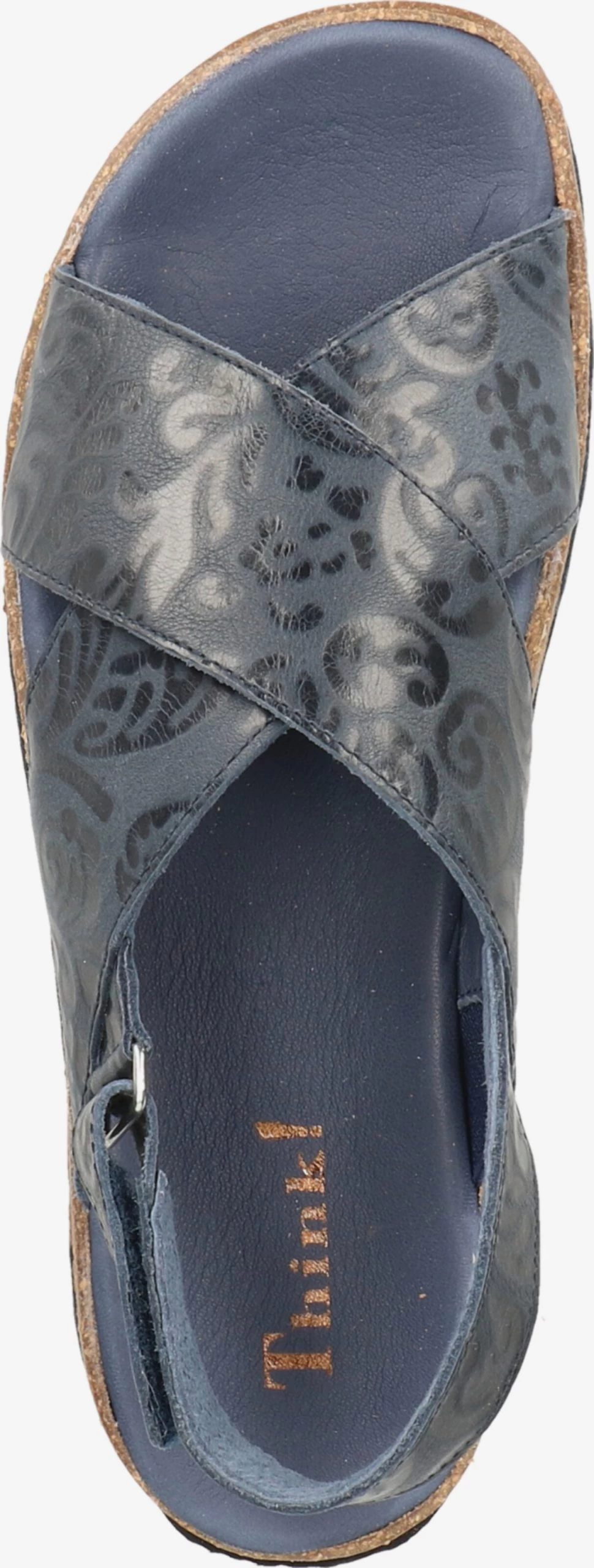 Think! Sandales à Talons Sandales à Lanières Femme Bleu – Image 4