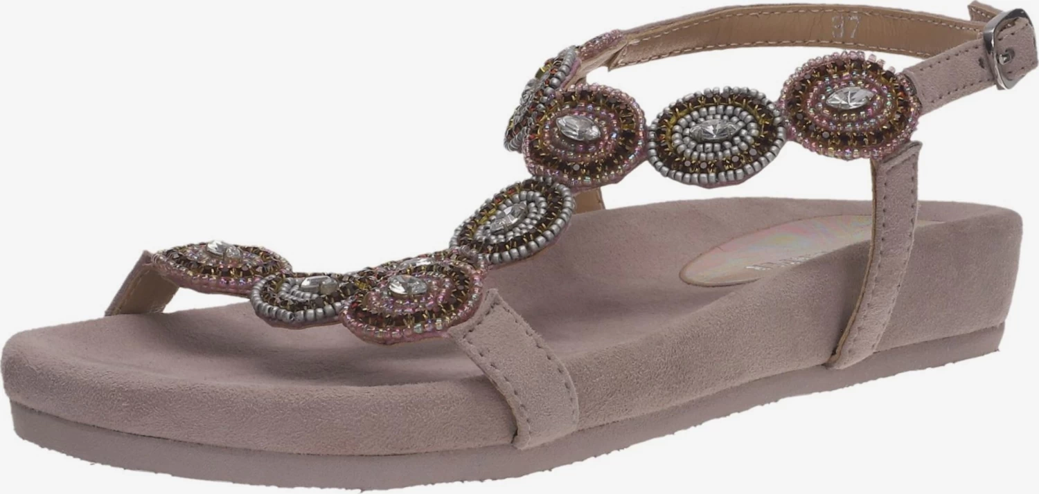 Salamander Sandales à Brides Sandales à Lanières Femme Chocolat / Pueblo