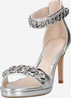 Buffalo Sandales à Talons Sandales SERENA Femme Argent