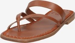 Sandales Tongs ELLI Femme Camel