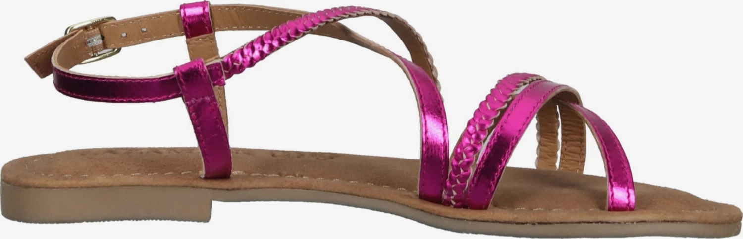 Lazamani Sandales à Brides Sandales à Lanières Femme Rose – Image 4