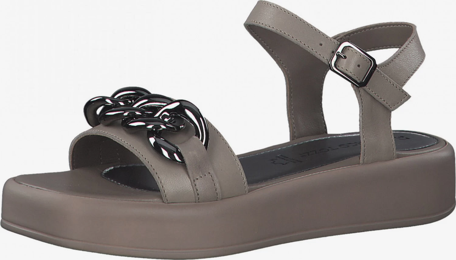 Marco Tozzi Sandales Ă Plateau Sandales Femme Taupe