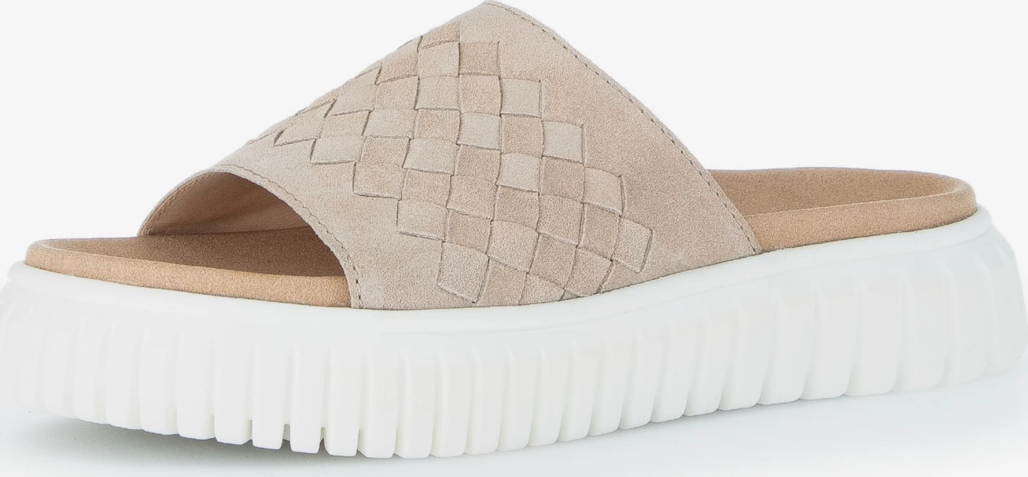 Gabor Sandales Ă Plateau Mule Femme Beige