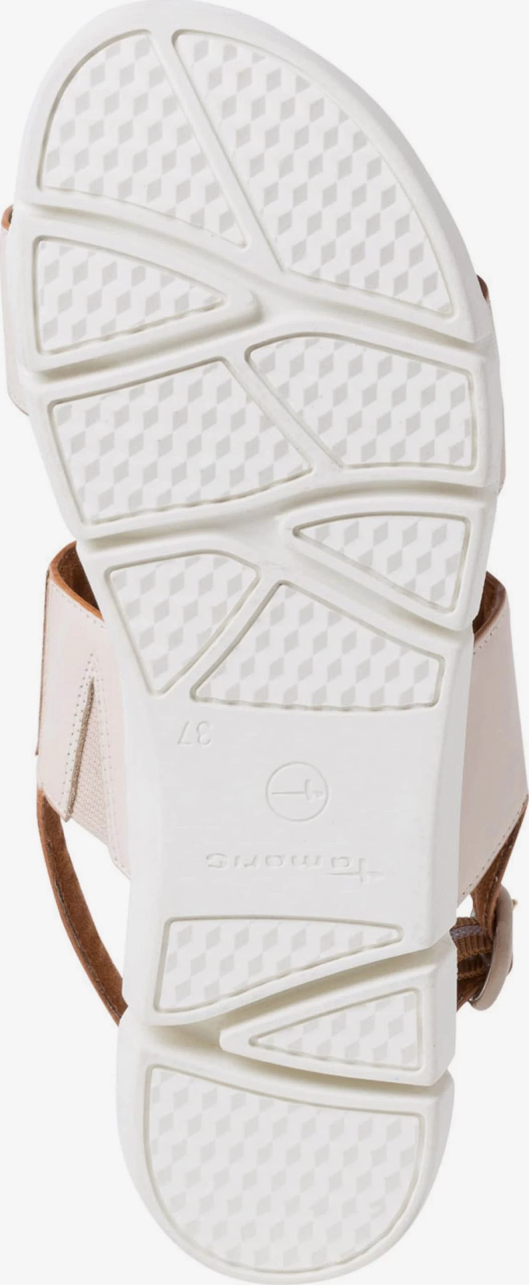 Tamaris Sandales à Plateau Sandales Femme Blanc Naturel – Image 5