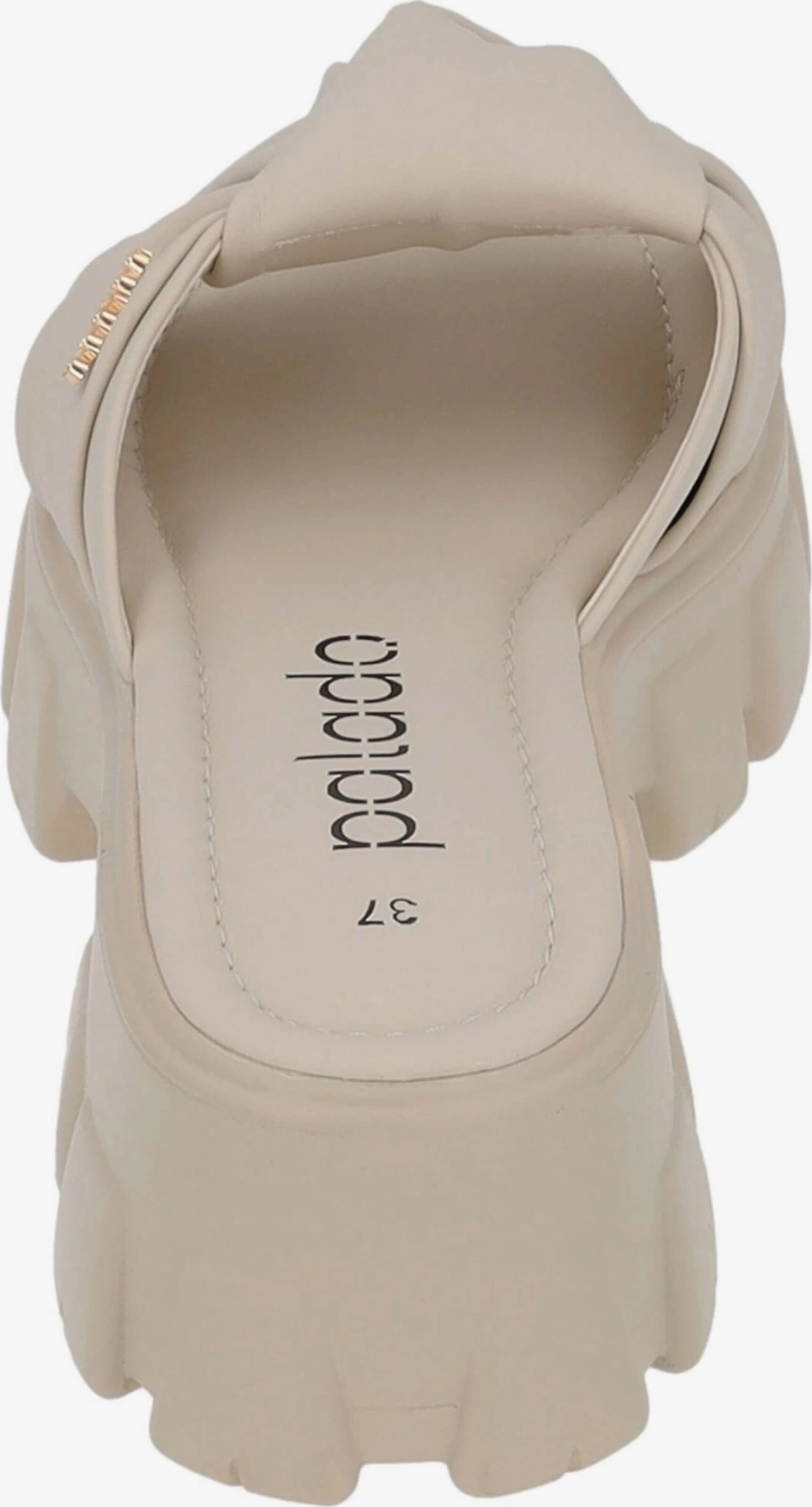 Sandales à Talons Mule Loja Femme Beige – Image 6