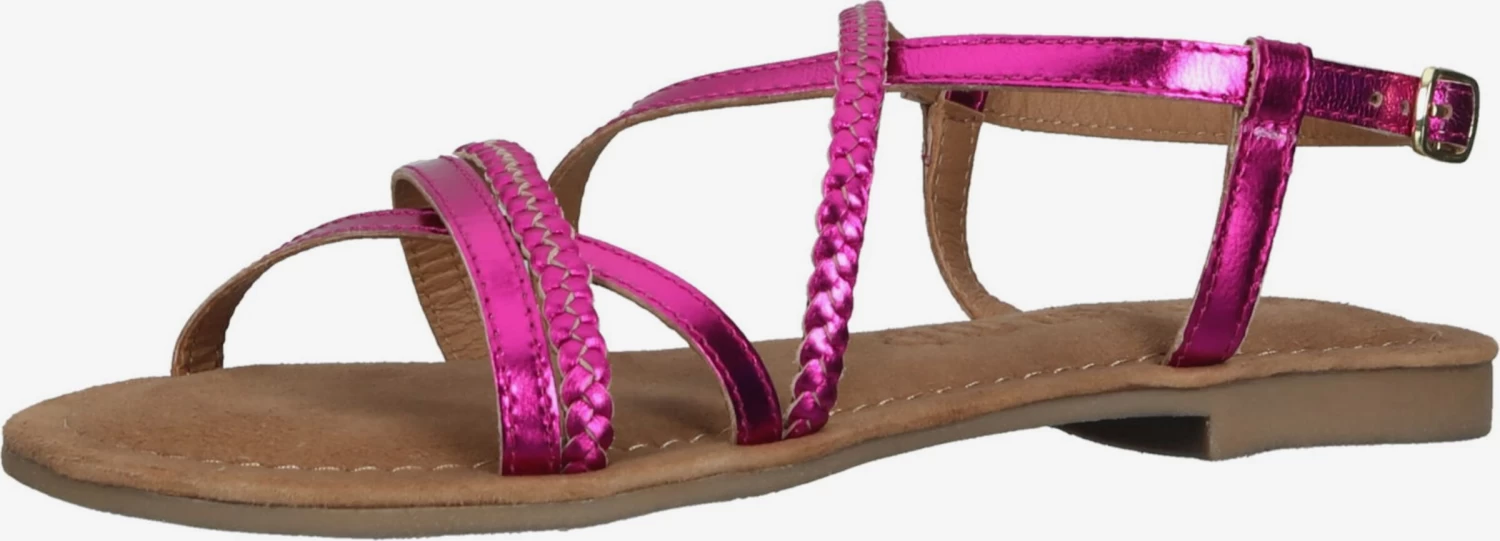 Lazamani Sandales à Brides Sandales à Lanières Femme Rose