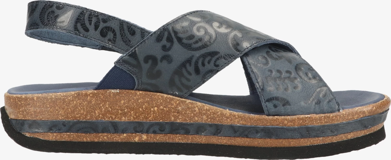 Think! Sandales à Talons Sandales à Lanières Femme Bleu – Image 2