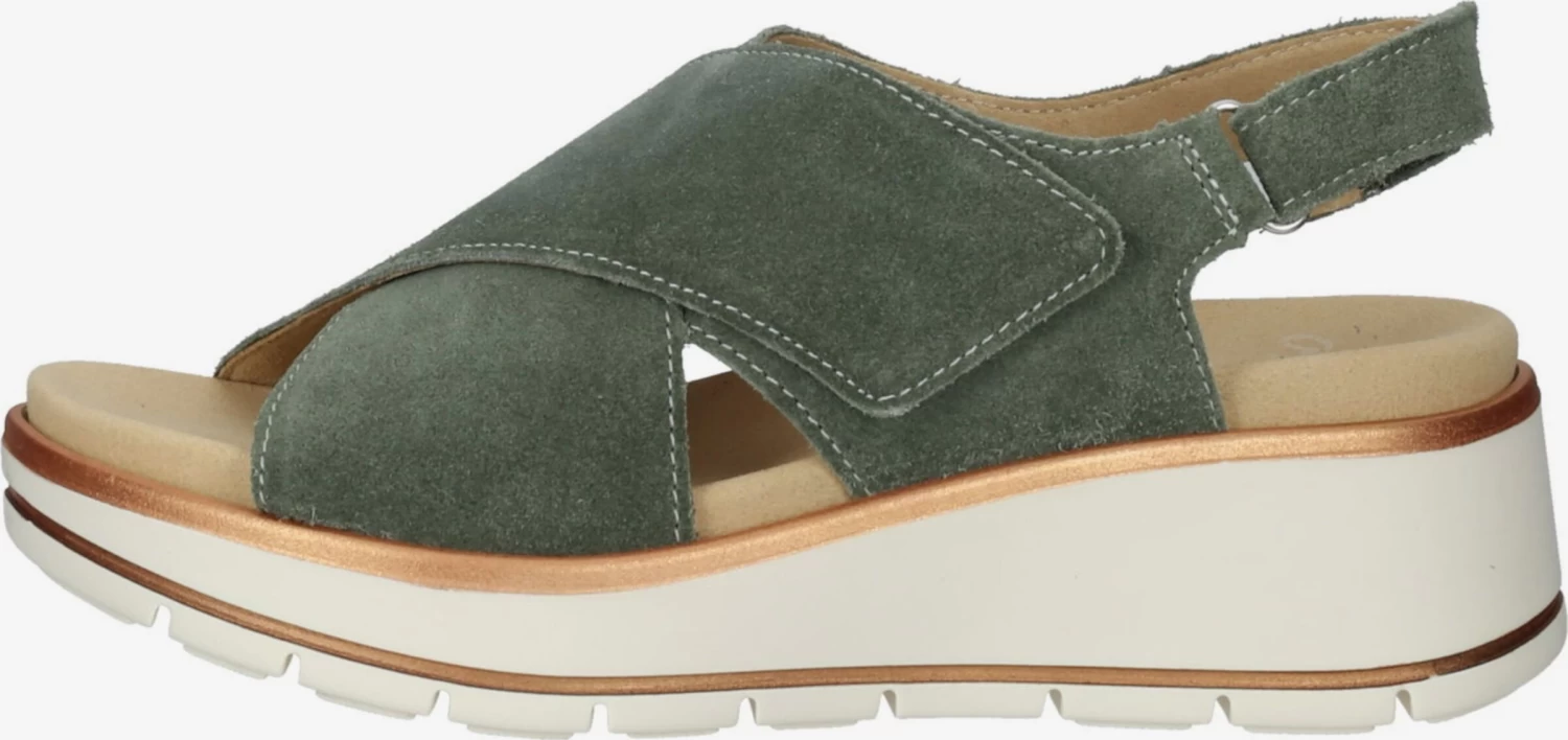 Ara Sandales à Talons Sandales Femme Vert Foncé – Image 2