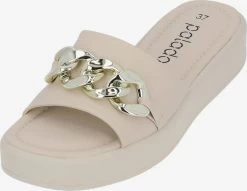 Sandales à Plateau Mule Jena Femme Beige