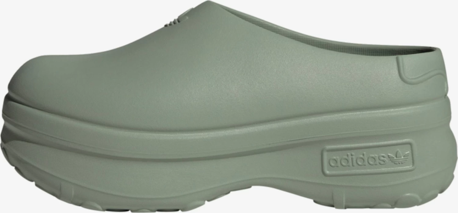 Adidas Originals Sandales Ă Plateau Sabots Femme Olive