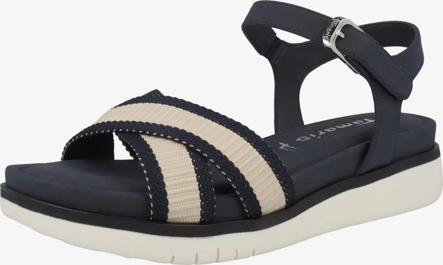 Tamaris Sandales Ă Plateau Sandales Femme Bleu Marine