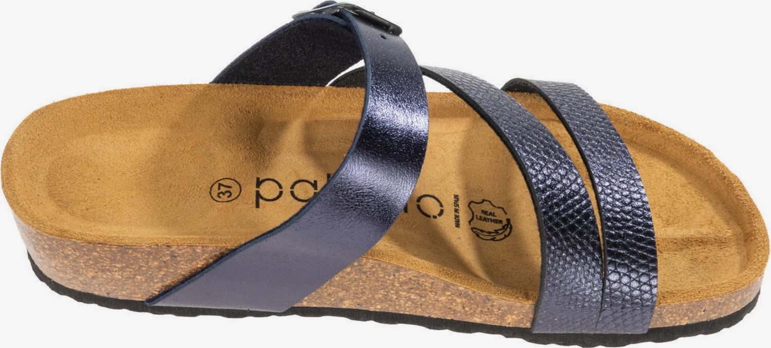 Sandales à Plateau Mule Chios Femme Bleu – Image 3