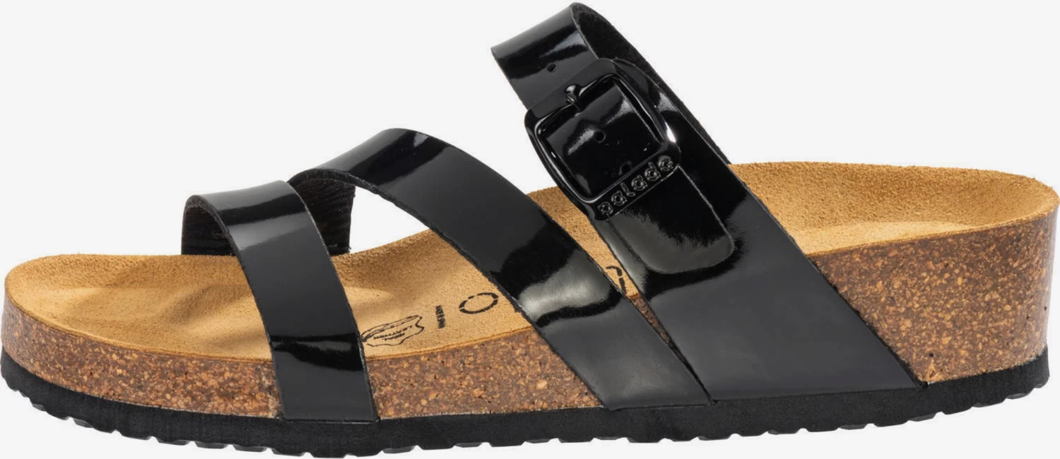 Sandales à Plateau Mule Chios Femme Noir – Image 2